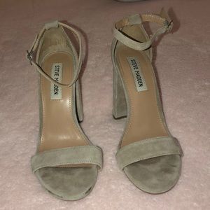 Steve Madden Block Heels Nude